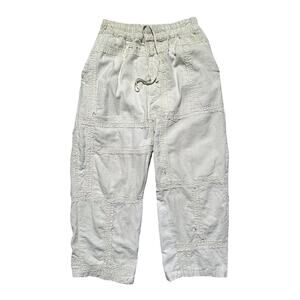 Patchwork Boro shashiko 3/4 shorts